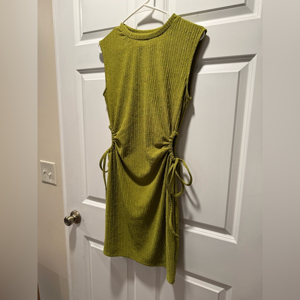 Cutout Drawstring Mini Dress - Picture 5 of 8